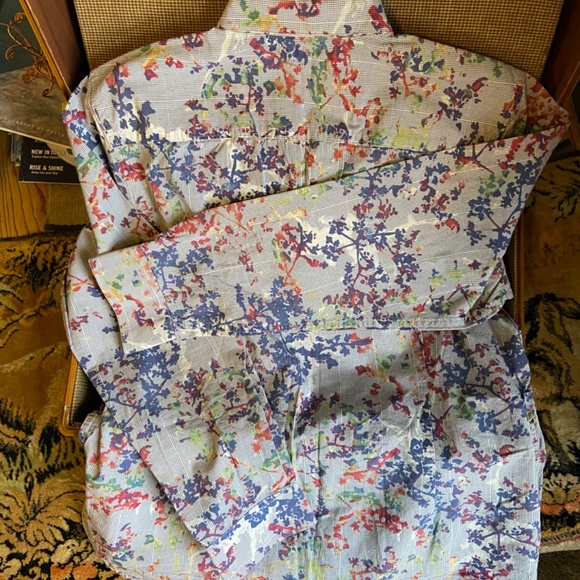 Perry Ellis Rare Apple Blossom Dress Shirt - Picture 6 of 8